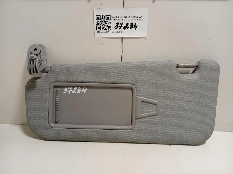 Pannello Parasole SX Kia RIO III 2012