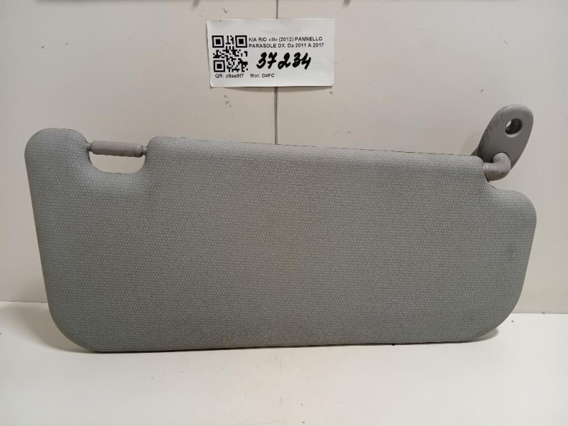 Pannello Parasole SX Kia RIO III 2012