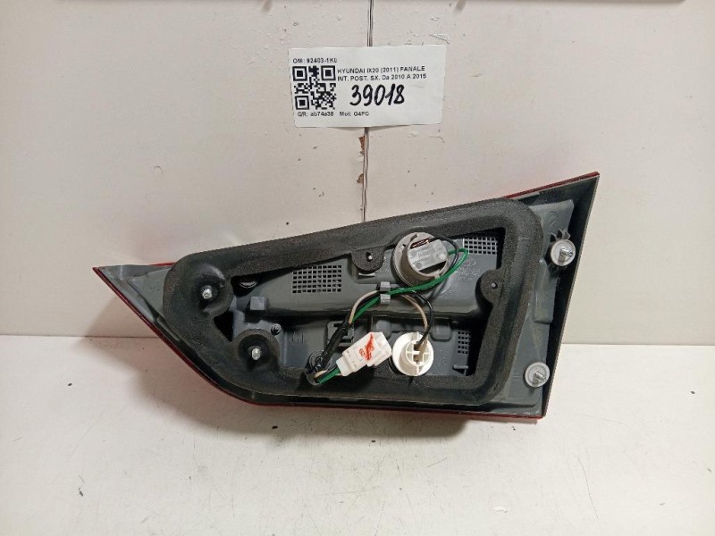 Fanale INT POST SX 92403-1K0 Hyundai IX20 2011