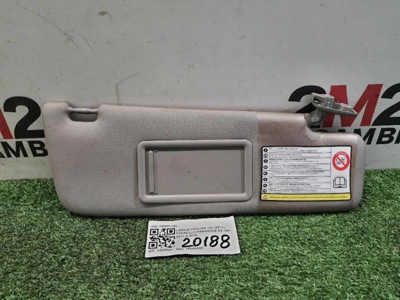 Pannello Parasole SX 735657143 Lancia Ypsilon III 2011