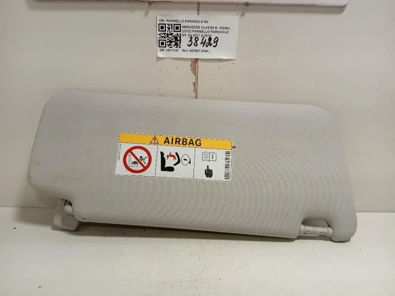Pannello Parasole SX PANNELLO PARASOLE SX Mercedes Classe B W246 2012