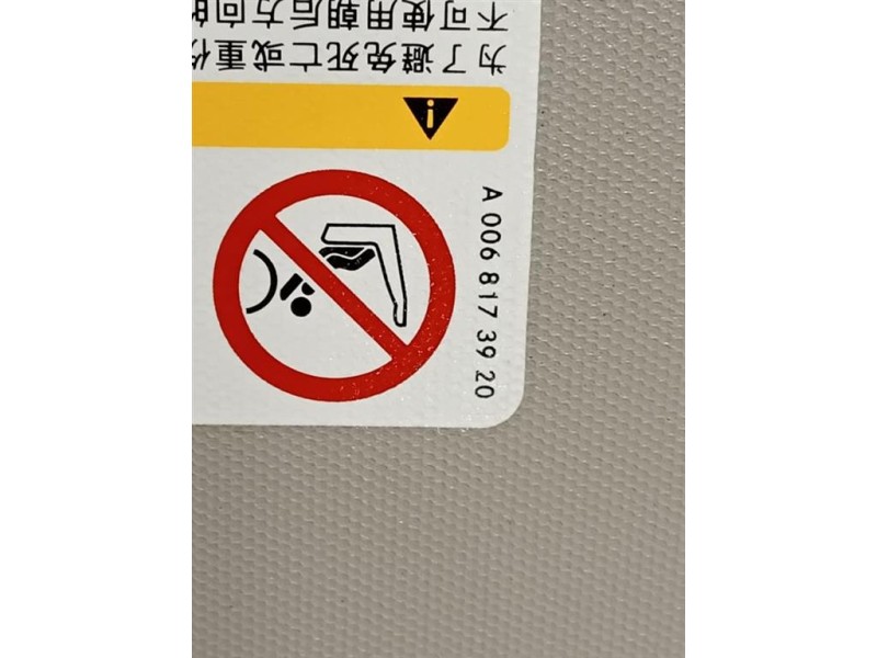 Pannello Parasole SX A0068173920 Mercedes Classe ML W166 2012