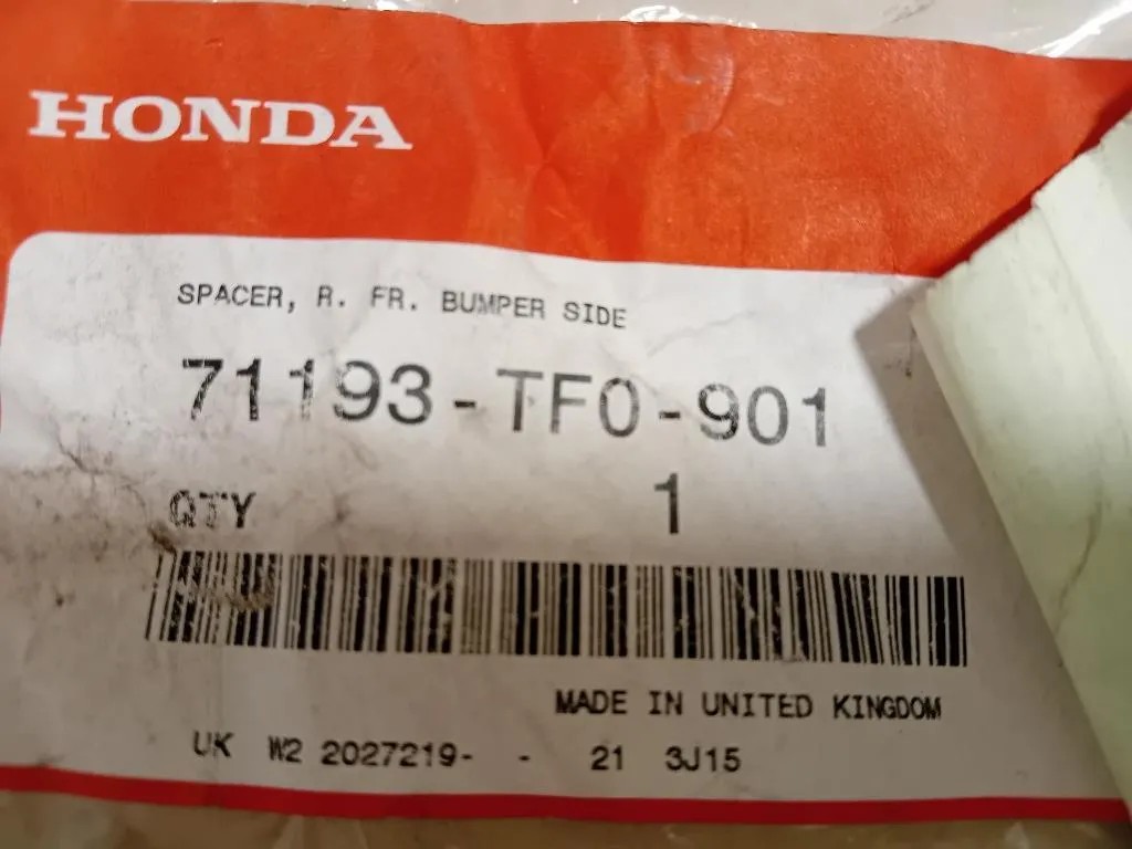 Staffa Sostegno Paraurti ANT DX 71193-TF0-901 Honda JAZZ IV 2023