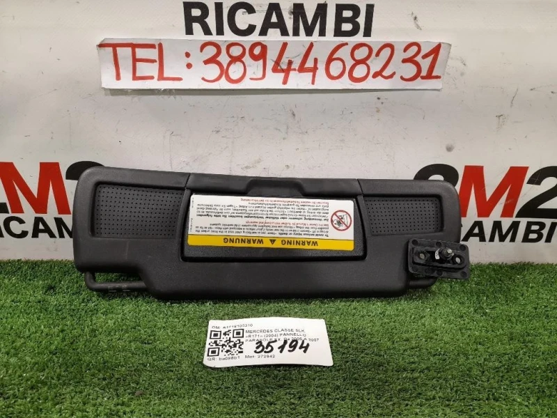 Pannello Parasole SX A1718100310 Mercedes Classe SLK R171 2004