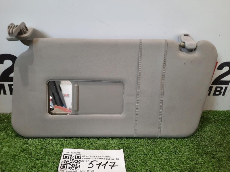 Pannello Parasole SX 9220230 PARASOLE Opel Agila B 2008