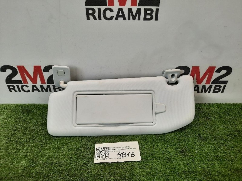 Pannello Parasole SX PARASOLE Peugeot 208 I 2012