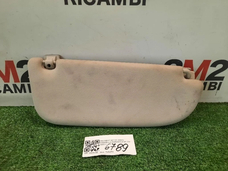 Pannello Parasole SX Peugeot 307 CC 2001