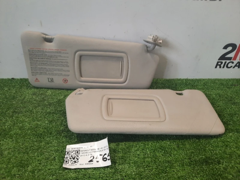 Pannello Parasole SX 964018287R Renault Mégane III 2012