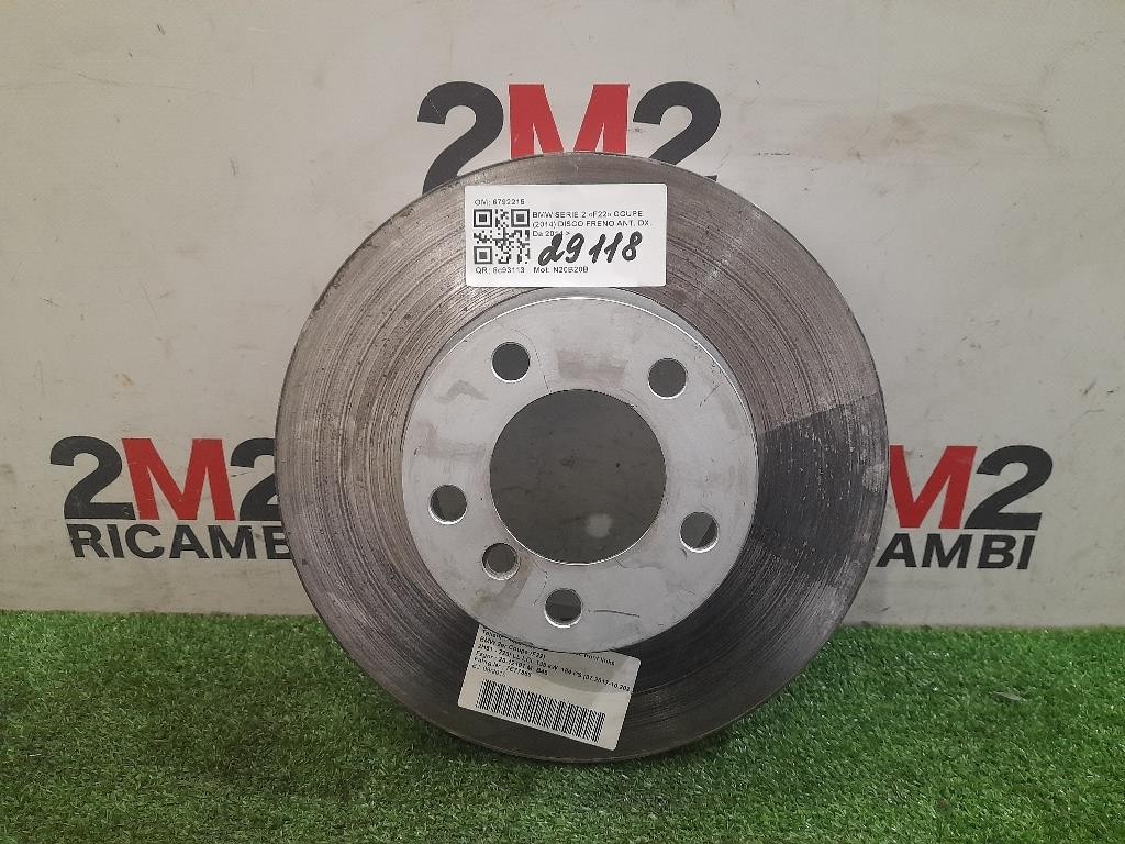 Disco Freno ANT DX 6792215 Bmw Serie 2 F22 Coupe 2014