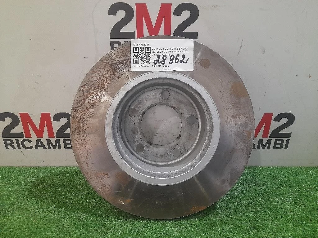 Disco Freno ANT DX 6792217 Bmw Serie 3 F30 Berlina 2012