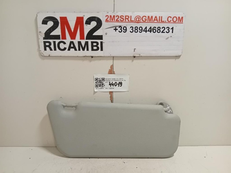 Pannello Parasole SX Toyota Yaris IV 2017