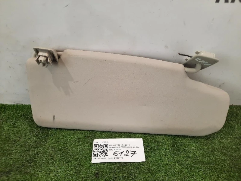 Pannello Parasole SX 31377713 PARASOLE Volvo V40 II 2012