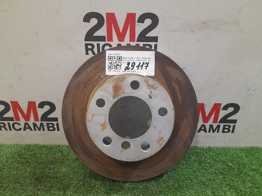 Disco Freno ANT SX 6792219 Bmw Serie 1 F20 Berlina 2012