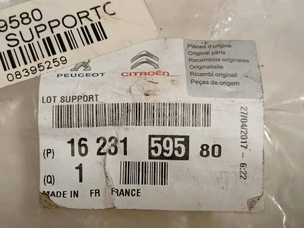 Staffa Sostegno Paraurti ANT DX 1623159580 SX+DX Peugeot 308 II 2017