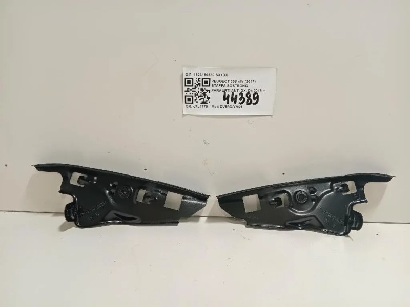 Staffa Sostegno Paraurti ANT DX 1623159580 SX+DX Peugeot 308 II 2017