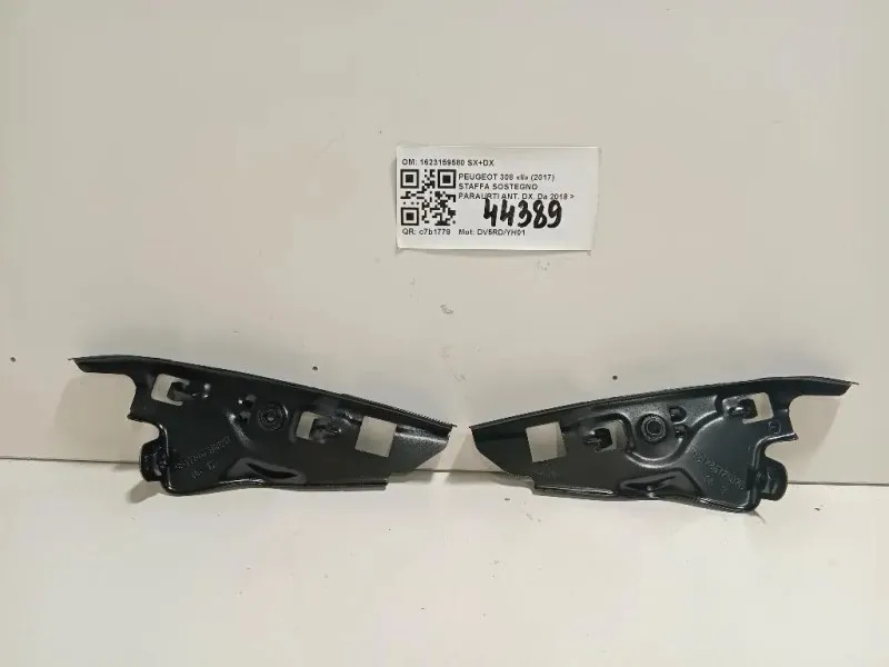 Staffa Sostegno Paraurti ANT DX 1623159580 SX+DX Peugeot 308 II 2017
