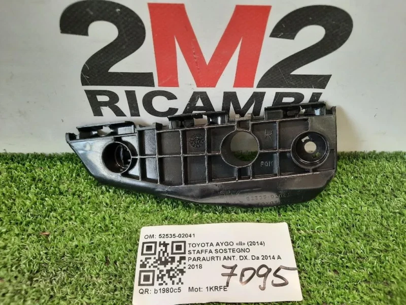 Staffa Sostegno Paraurti ANT DX 52535-02041 DX Toyota AYGO II 2014