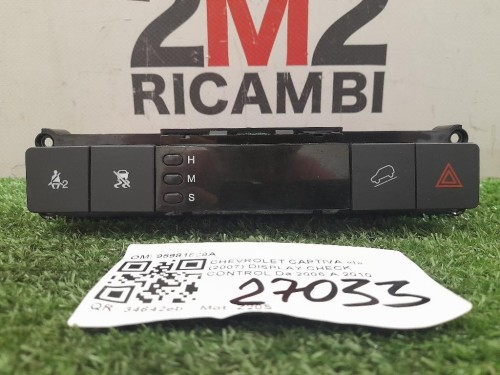 Display Check Control 96941882 Chevrolet Captiva I 2007