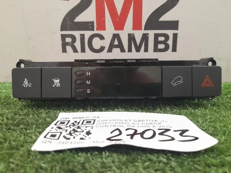 Display Check Control 96941882 Chevrolet Captiva I 2007