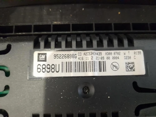 Display Check Control 95226898G Chevrolet Orlando 2011