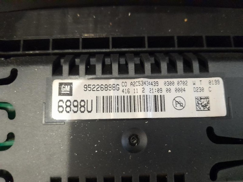 Display Check Control 95226898G Chevrolet Orlando 2011