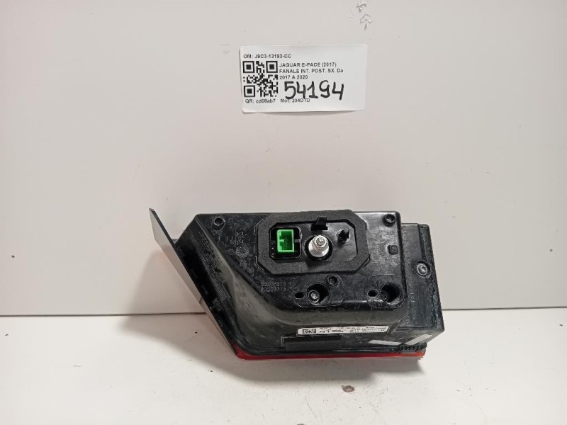 Fanale INT POST SX J9C3-13193-CC Jaguar E-pace 2017