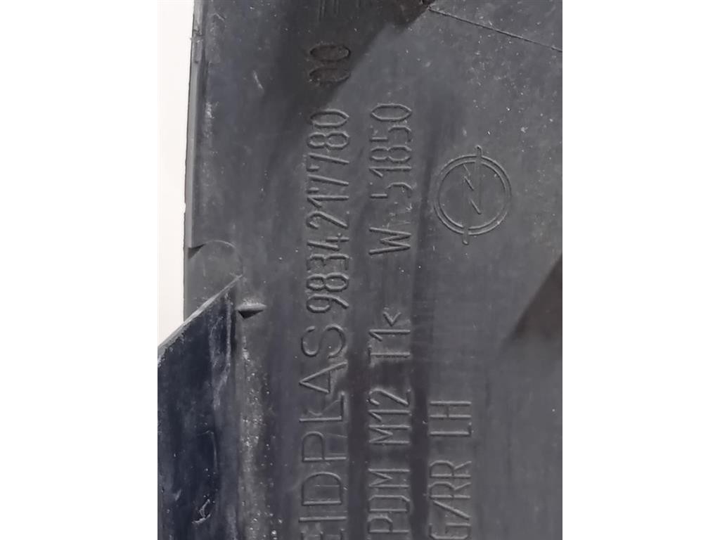 Pannello Rivest Parafango POST SX 9834217780 Opel Mokka B 2020