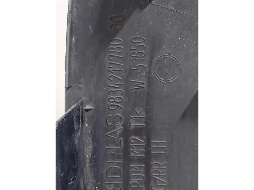 Pannello Rivest Parafango POST SX 9834217780 Opel Mokka B 2020