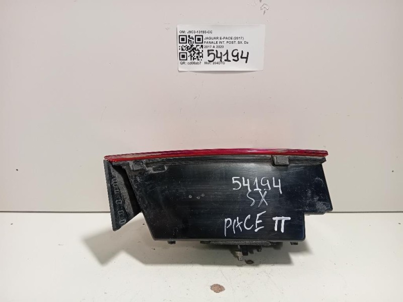 Fanale INT POST SX J9C3-13193-CC Jaguar E-pace 2017