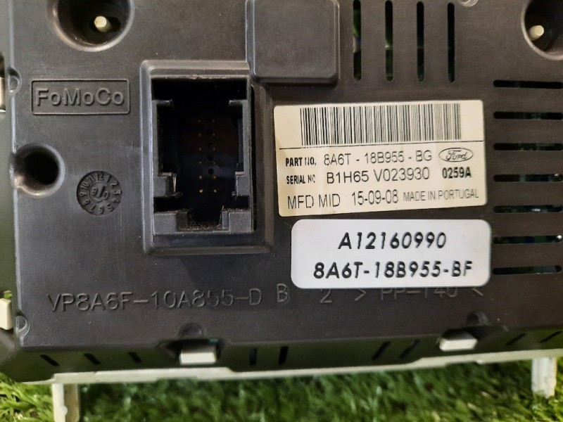 Display Check Control 1940795 Ford Fiesta VI 2012