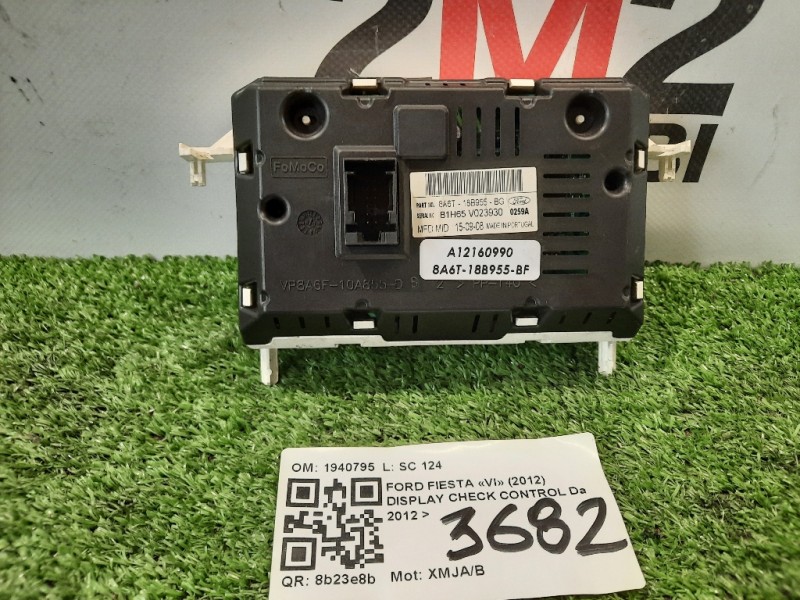 Display Check Control 1940795 Ford Fiesta VI 2012