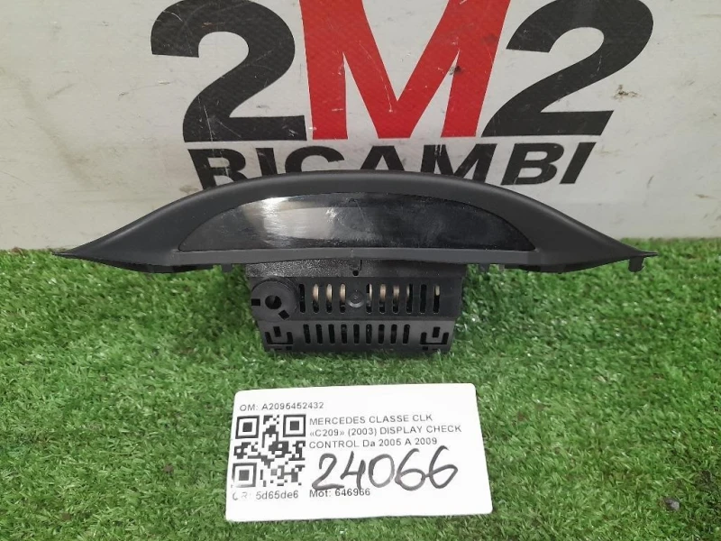 Display Check Control A2095452432 Mercedes Classe CLK C209 2003