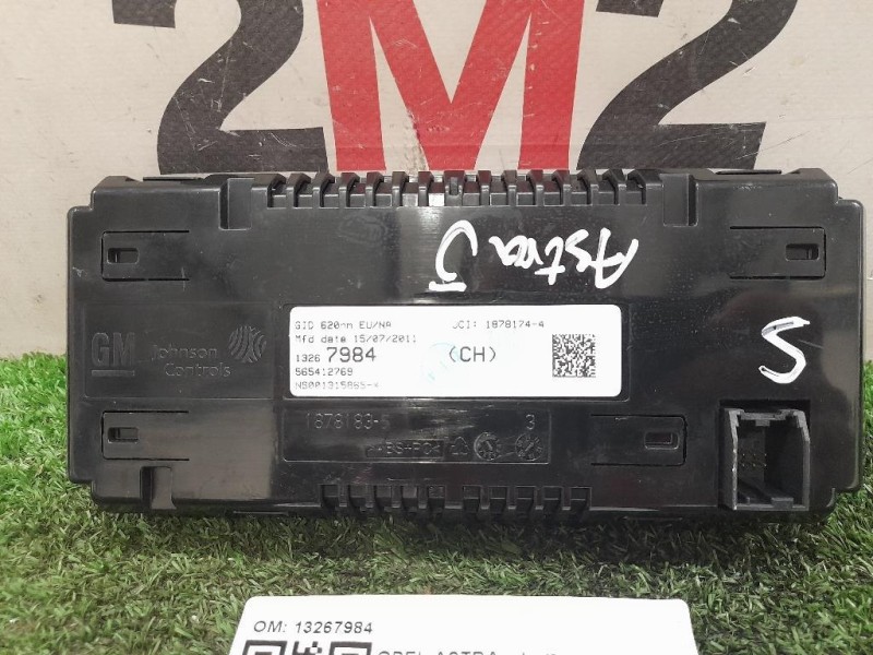 Display Check Control 13267984 Opel Astra J 2010