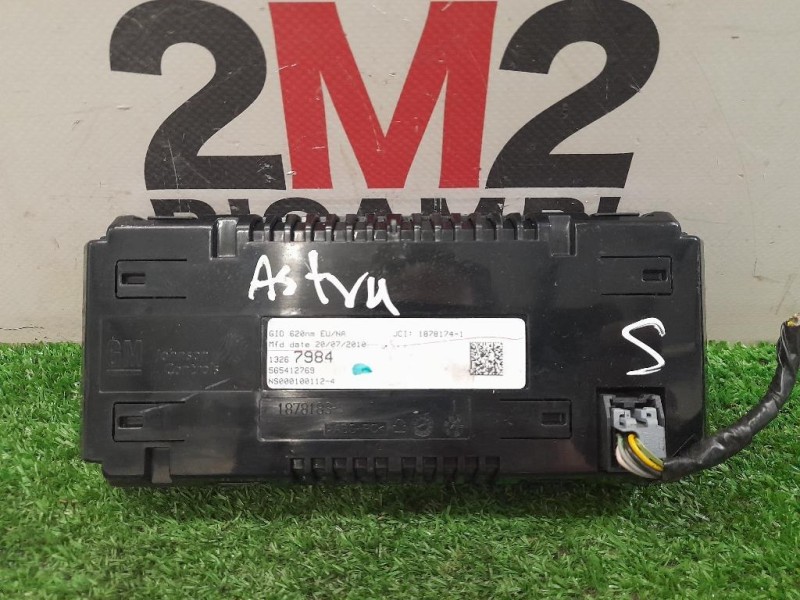 Display Check Control 13267984 Opel Astra J SW 2010