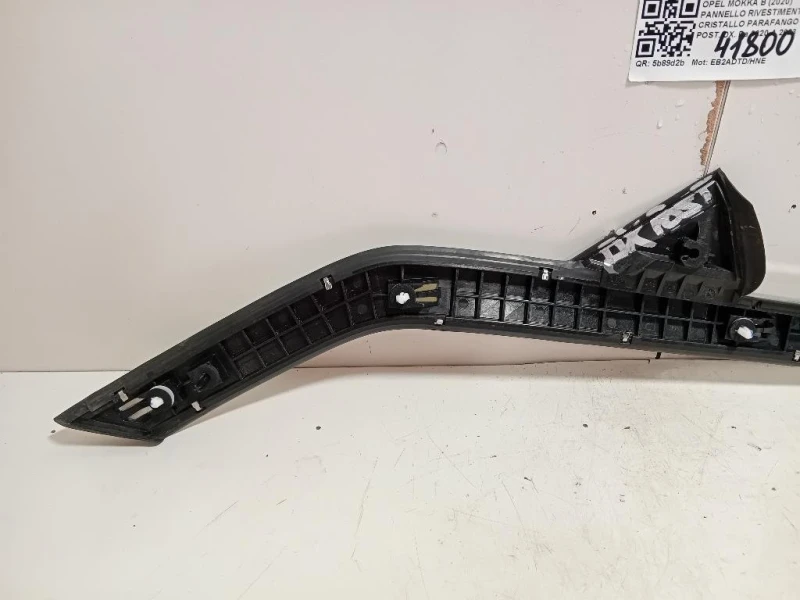 Pannello Rivestimento Cristallo Parafango POST DX Opel Mokka B 2020