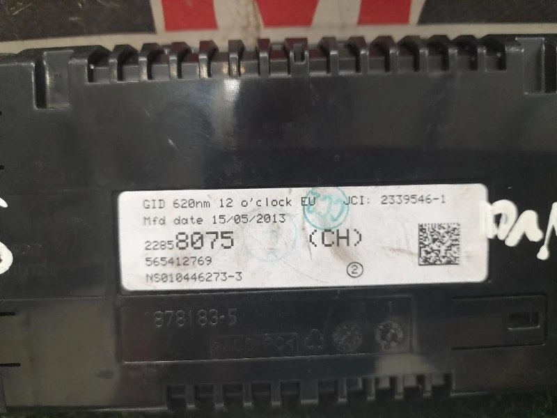 Display Check Control 22858075 Opel Meriva B 2010