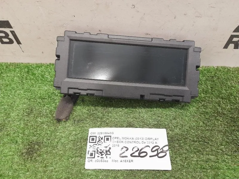 Display Check Control 22915943G Opel Mokka 2013