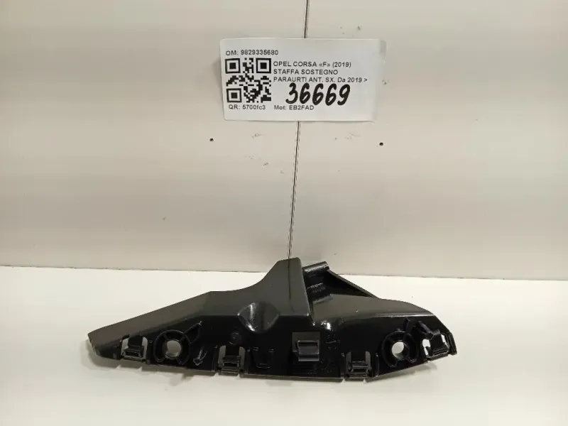 Staffa Sostegno Paraurti ANT SX 9829335680 Opel Corsa F 2019