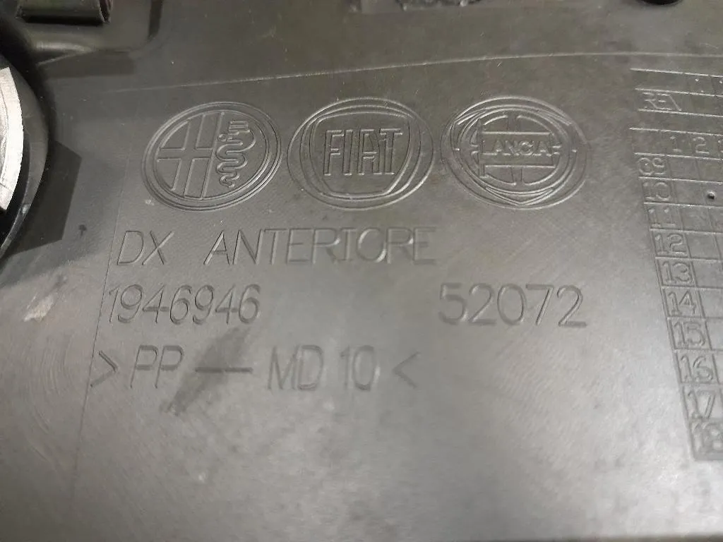 Pannello Rivestimento Porta ANT DX 1946918 Alfa Romeo Giulietta 2010