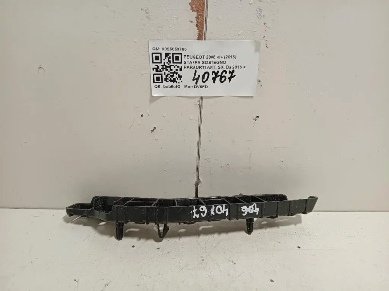 Staffa Sostegno Paraurti ANT SX 9825853780 Peugeot 2008 I 2016