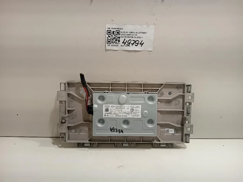 Display DI Navigazione 82A919620A Audi A1 GBH Allstreet 2022