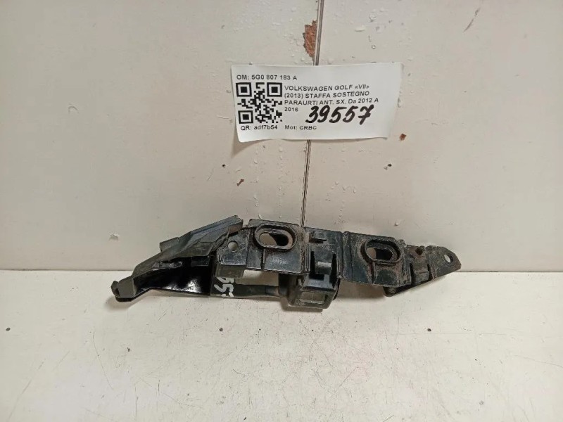 Staffa Sostegno Paraurti ANT SX 5G0 807 183 A Volkswagen GOLF VII 2013