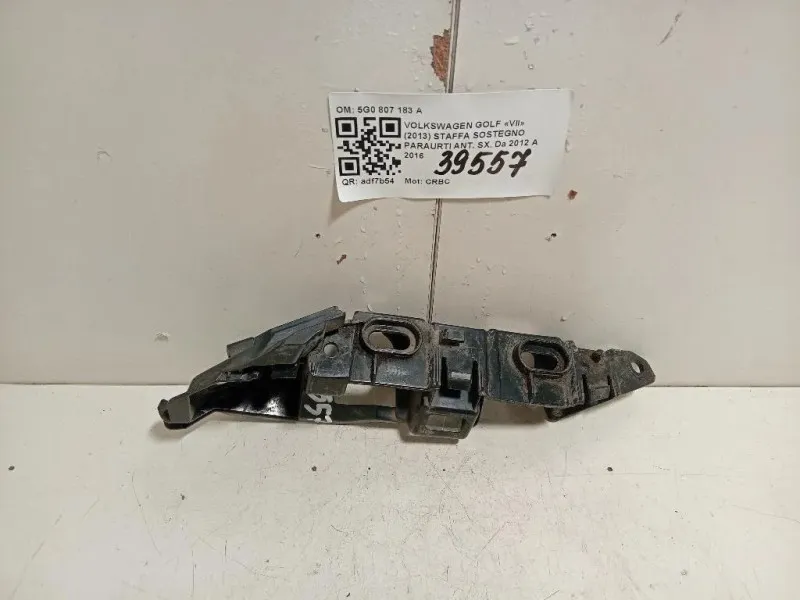 Staffa Sostegno Paraurti ANT SX 5G0 807 183 A Volkswagen GOLF VII 2013