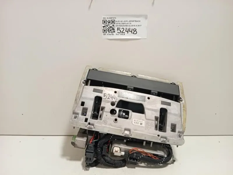 Display DI Navigazione 8V0857273 Audi A3 8VF Sportback 2016