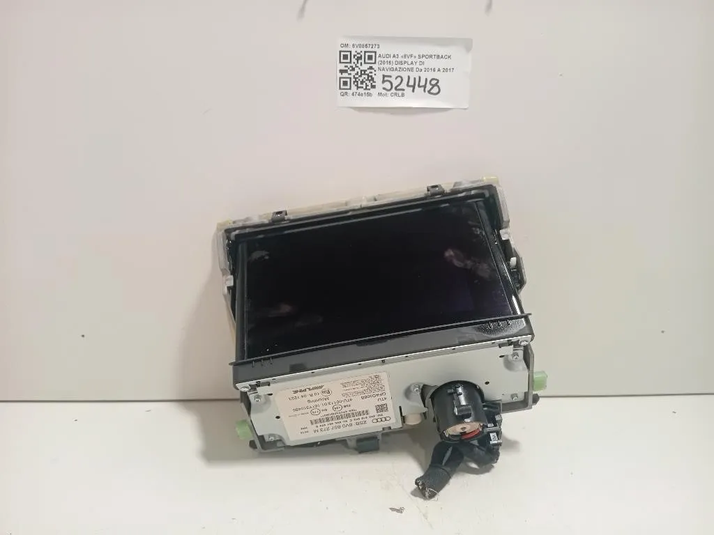 Display DI Navigazione 8V0857273 Audi A3 8VF Sportback 2016