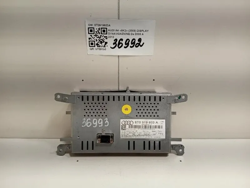 Display DI Navigazione 8T0919603A Audi A4 8K2 2008
