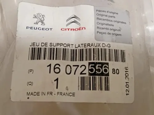 Staffa Sostegno Supparaurti POST DX 1607255680 SX+DX Peugeot 208 II 2019