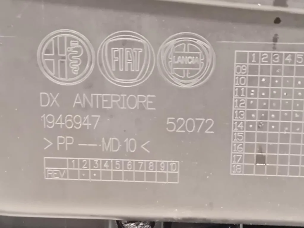 Pannello Rivestimento Porta ANT DX Alfa Romeo Giulietta 2013