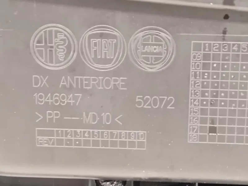 Pannello Rivestimento Porta ANT DX Alfa Romeo Giulietta 2013