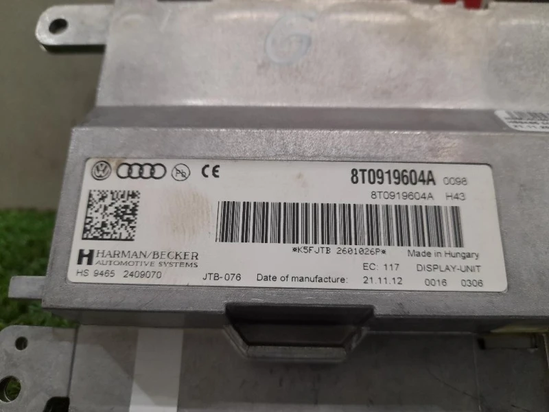 Display DI Navigazione 8T0919604A Audi A5 8T3 2012